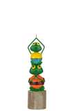 Grenouille Pyramide Sur Pied