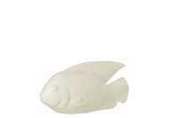 Pesce Deco Porcellana Beige Small