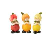 Kid Lemon/Orange/Apple Polyresin