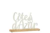 Cote D'azur Sur Socle Aluminium