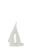 Sailboat Porcelain White Small