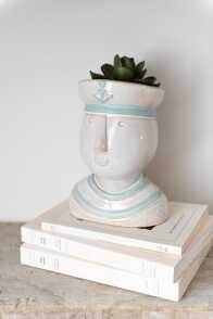 Flowerpot Head Sailor Porcelain