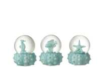 Waterglobe Sea Polyresin Azure