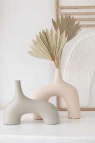 Vase Camille Aluminium Beige