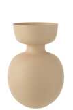 Vaso Thibault Alluminio Beige