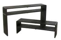 Set Of 2 Console With Shelf