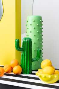 Vase Cactus Iron Green