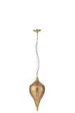 Lampe Suspendue Goutte Metal Or