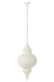 Hangende Lamp Boor Metaal Wit