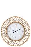 Wall Clock Wonder Rattan/Plywood