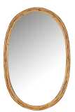 Mirror Ovalo Rattan/Glass Natural 