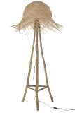 Floor Lamp Branches Rattan/Teak