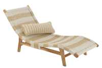 Lounger+Cushion Stripes Woven