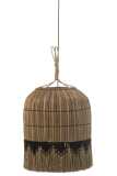 Hanglamp Motief Gras Naturel/Zwart