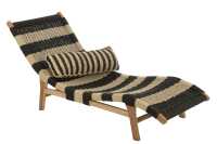 Lounger+Cushion Stripes Woven