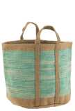 Basket Round With Handles Jute