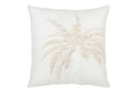 Cuscino Palma Cotone Bianco/Beige