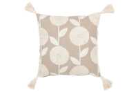 Coussin Fleurs/Feuilles Coton