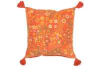 Coussin Carre Fleurs+Floches