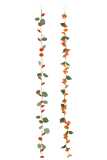 Garland Flowers+Leaves Plastic