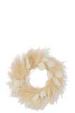 Wreath Dried Plants/Leaves Natural