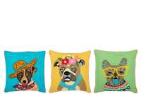 Cushion Dog Cotton/Polyester Mix