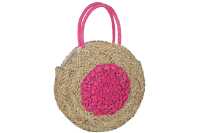 Strandtasche Rund Blume Seegras