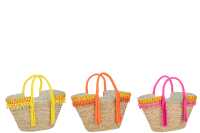 Beach Bag Flowers+Long Fringes