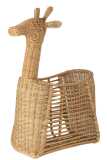 Panier Girafe Rotin Naturel