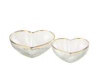 Set Of Two Apero Dishes Heart