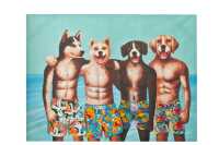 Wanddecoratie Honden Zwemshort