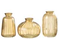 Vases Lari Verre Marron