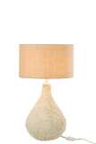 Lamp Emi Glas/Steen Wit Small