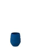 Vaso Fiesta Ceramica Blu Small