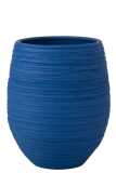 Maceta Fiesta Ceramica Azul Large