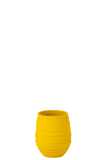 Vaso Fiesta Ceramica Giallo Small