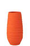 Vase Fiesta Ceramique Orange Extra