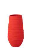 Vase Fiesta Ceramique Rouge Extra