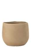 Cachepot Uni Ceramique Beige Large