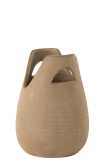 Jarron Asa Ceramica Beige Small