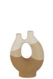 Vase Organic Ceramic Beige/Light