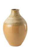 Vase Modern Keramik Hell Braun