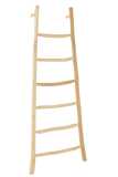 Ladder 6 Stappen Teak Hout Naturel