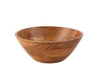 Bowl Acacia Wood Dark Natural