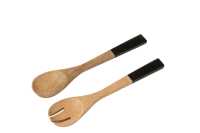 Set Von 2 Salatbesteck Mangoholz