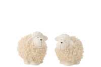 Sheep Porcelain White Medium