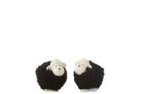 Sheep Porcelain White/Black Small