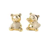 Bear Heart Porcelain Gold Large