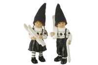 Enfants Ski Resin Noir/Blanc Large