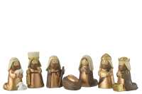 Nativité Scene 7 Pieces Resin